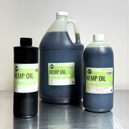 ORGANIC HEMP OIL, cold pressed, raw